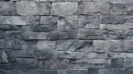 Obraz premium 灰色の石壁の質感 モノクロ テクスチャー背景素材