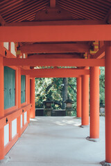 Fototapeta na wymiar 神社の回廊