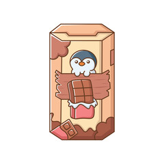 Cute Snack Character Design Illustration
