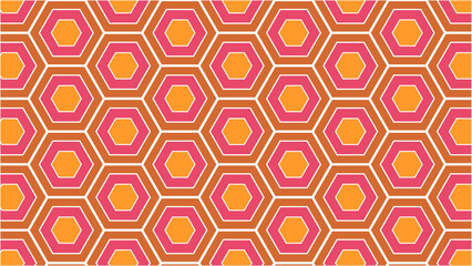 seamless geometric honey comb pattern background