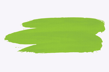 Green watercolor background. Artistic hand paint. Isolated on transparent background.