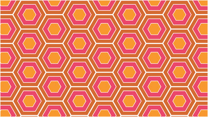 seamless geometric honey comb pattern background
