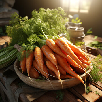 3d carrot vegetable