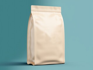 paper bag of coffee package product mockup photography	 - obrazy, fototapety, plakaty