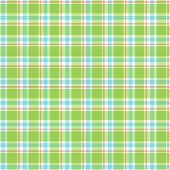 green plaid seamless pattern  