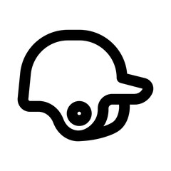 helmet line icon