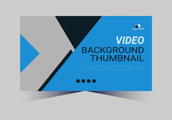social media web cover banner and youtube thumbnail template design