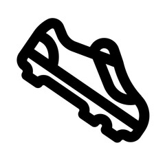 soccer shoes line icon