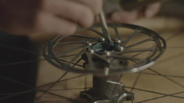 bike wheel greasing packing  bearings