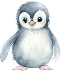 Fototapeta premium Simply Cute Christmas Penguin