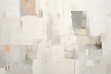 Abstract background of old grunge wall with white and gray paint