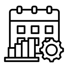 Business Strategy Icon Element For Design