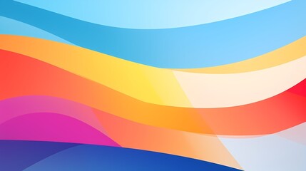 Abstract Colorful Wavy Background Design