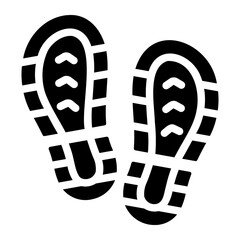 footprint Solid icon