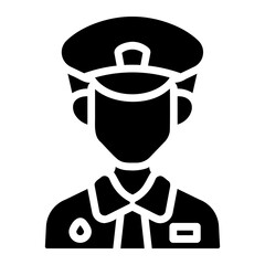 policeman Solid icon