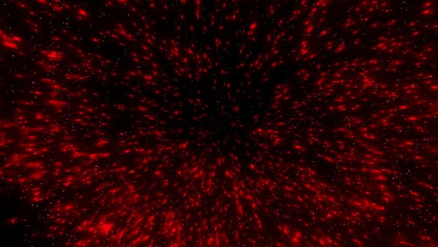 Fire particles motion background