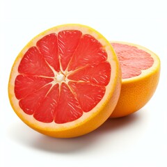 Grapefruit isolated on white background cutout