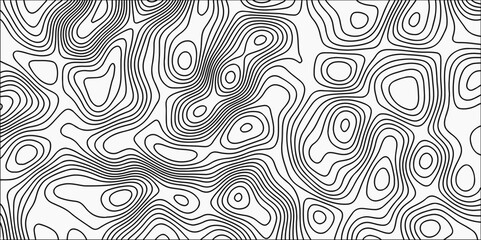  Abstract Topographic Map in Contour Line Light stripes on a white background Topographic Map topo contour map and Ocean topographic line map with curvy wave isolines vector 
