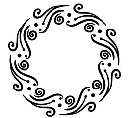 Ornamental Decoration, Element Tribal, Cilcular Art