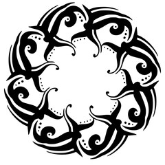 Ornamental Decoration, Element Tribal, Cilcular Art