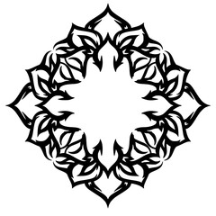 Fototapeta premium Ornamental Decoration, Element Tribal, Cilcular Art