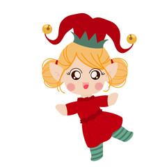 elf, fairy, christmas, happiness