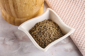 Anise sseds aroma in the bowl