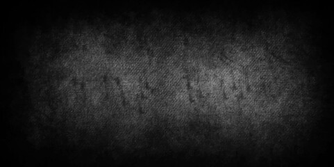 Black stone concrete grunge texture and backdrop background anthracite panorama. grunge and scratched old wall texture cement dirty gray with black background.