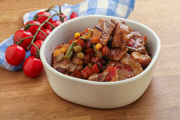 Roasted pork with oyster sauce