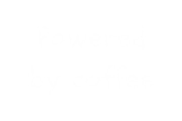 Digital png illustration of powered by coffee text on transparent background