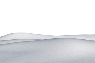 Fototapeta premium Digital png illustration of snow covered fields on transparent background