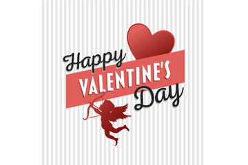 Digital png illustration of happy valentine's day text on transparent background