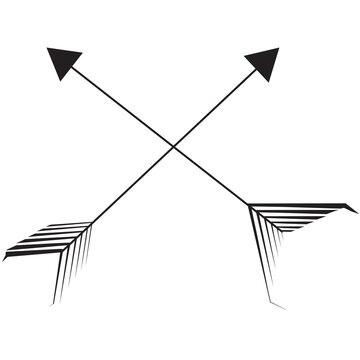 Digital png illustration of black arrows on transparent background