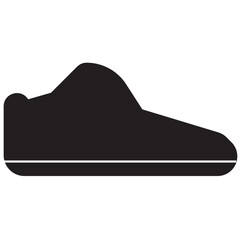 Fototapeta na wymiar Digital png illustration of black shoe on transparent background