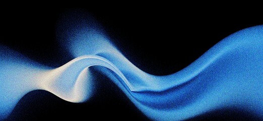 abstract blue wavy gradient  background with grain and noise texture for header poster banner backdrop design