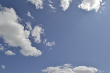 blue sky with clouds