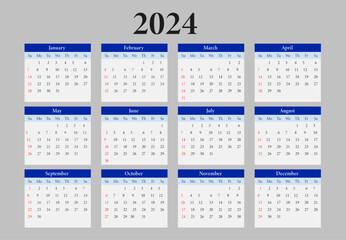 2024 calendar.