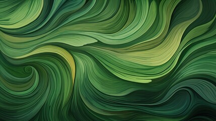 Abstract wood texture background with intricate grain patterns, vibrant green palette, conveying a strong connection to nature, sustainability. Digital illustration, fine detail brushes.