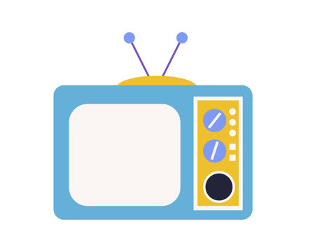 テレビ レトロ イラスト