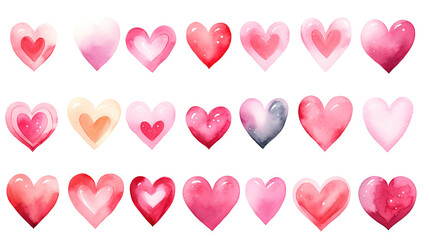 Valentines day set elements envelope, candy, gift and more. generative ai