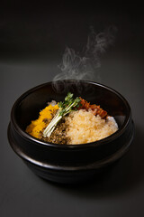 Hot pot bibimbap
