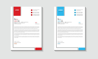 A4 Letterhead template