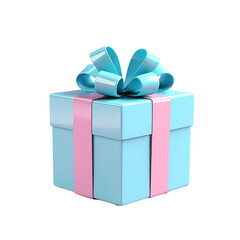 Obraz premium Gift box on transparent background, Christmas, holiday decoration material, vector illustration