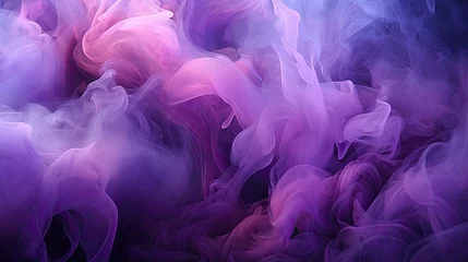 Keuken spatwand met foto purple smoke - background © Salander Studio