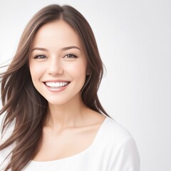 Radiant Beauty - Facial, Dental, and Beauty Advertorial with Smiling Woman
