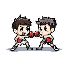 boxer fighting