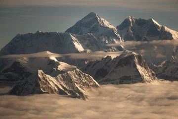 Lichtdoorlatende gordijnen Dhaulagiri Views From Nepal The Roof Of The World