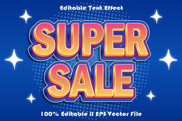 Super Sale Editable Text Effect