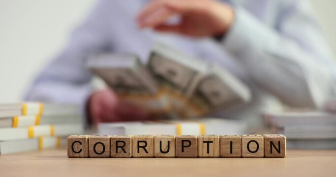 CEO considers many money dollars and word as corruption