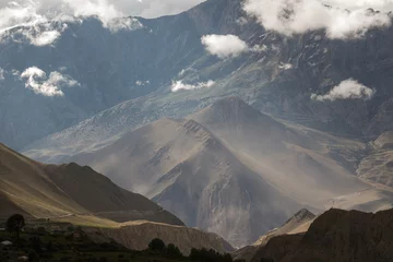Crédence de cuisine en verre imprimé Dhaulagiri Views From Nepal The Roof Of The World